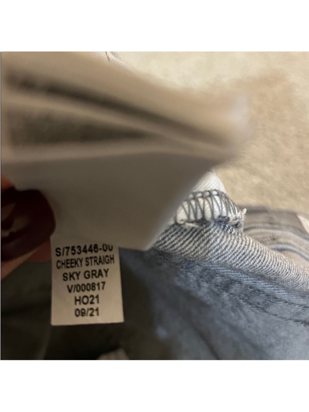 Gap Cheeky Straight Hi Rise Jeans - Picture 4 of 4